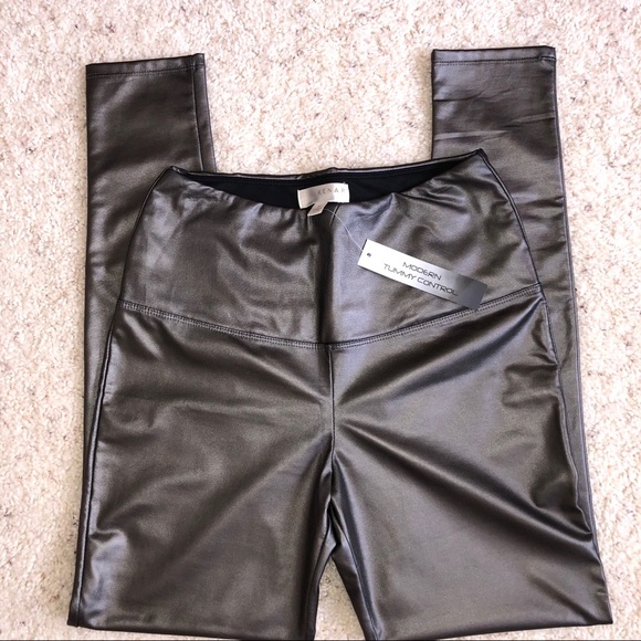 Kenar Pants - Kenar Faux Leather Leggings  NWT